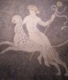 Pella, Museum, nackter Dionysos reitet auf Panther