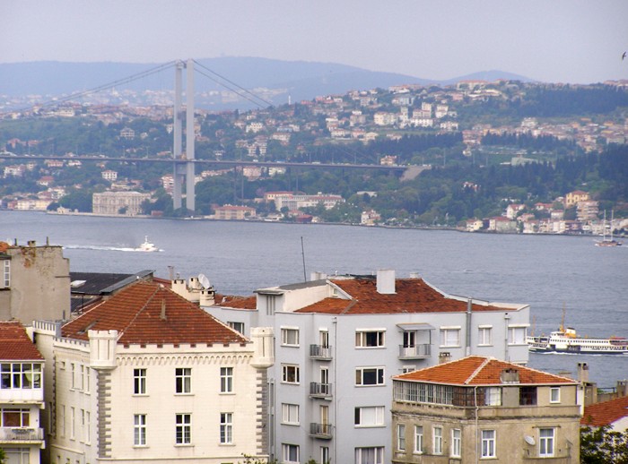 Istanbul Blick auf Bosporus